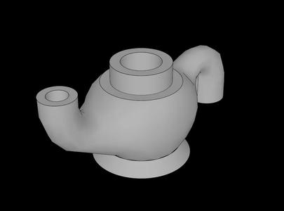 Lego Compatible (98383.dat) Minifig Oil Lamp   