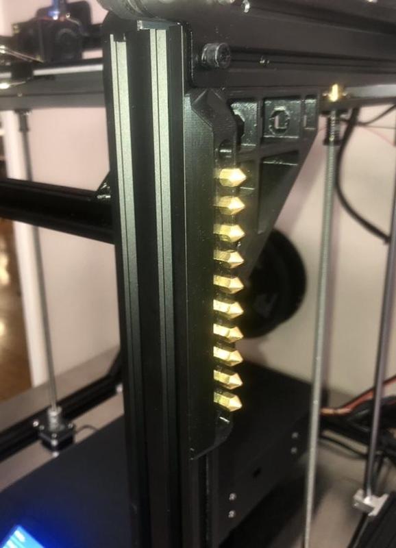 Mk8 Nozzle Bracket for 20mm Extrusion