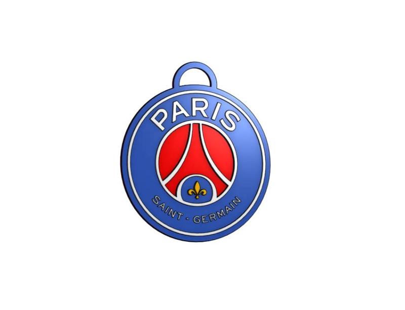PSG FC logo keychain   