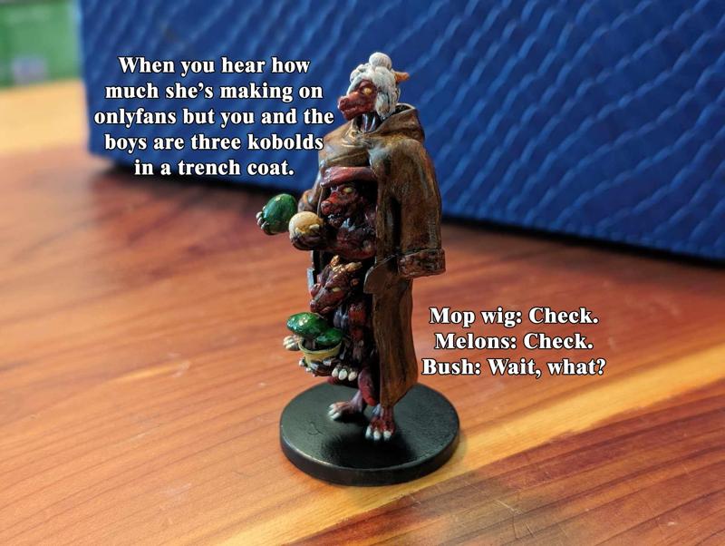 Three Kobolds in a Trench Coat Female Edition