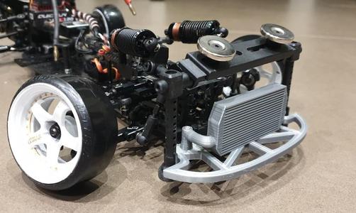 Sakura D5 Intercooler and Bash Bar - Drift Spot