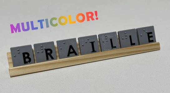 Multicolor/AMS Braille Capital Letters (A - Z Capital Letters Only)   