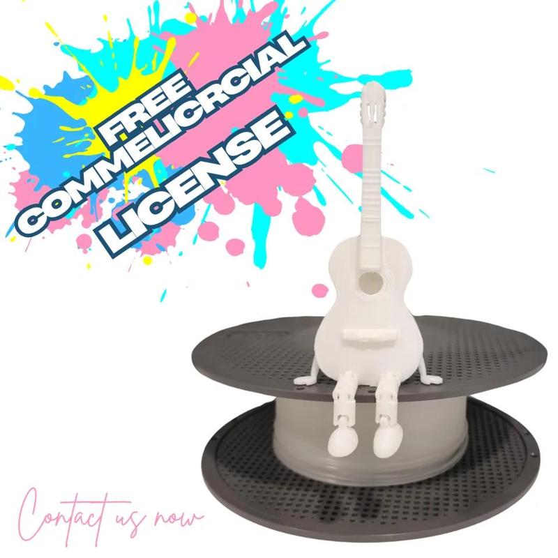 Articulated Companion: Guitar Desk Buddy!   