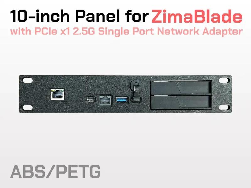 10 inch rack for ZimaBlade with PCIe 2.5G ports   