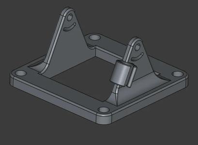fpv camera mount all in one cam, antenna, VTX   