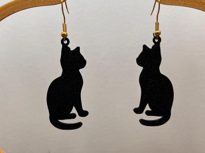 Earrings - Cat