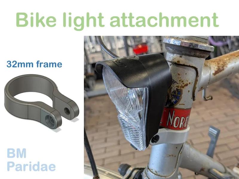 Bike light attachment bracket   