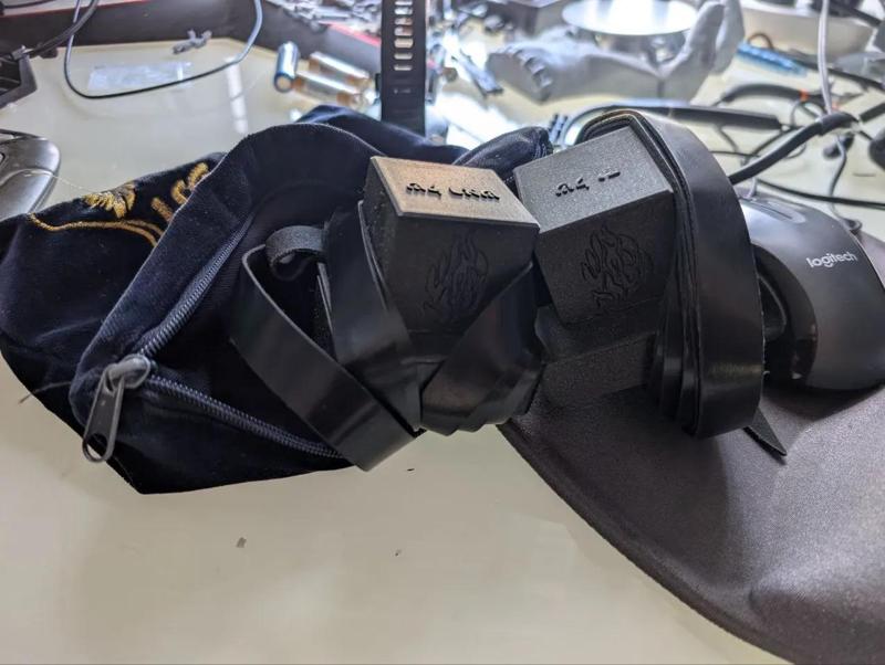 Tefillin "My Fire" - Tefillin with the inscription "My Fire" אש שלי נ נח נחמן מאומן   