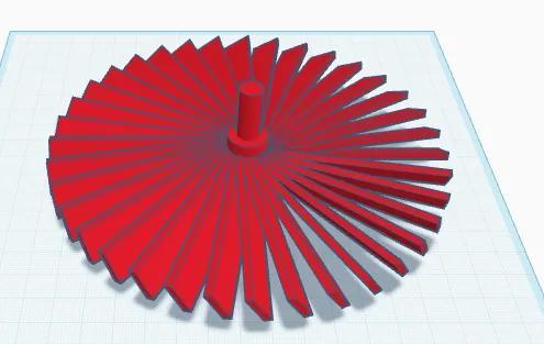 Fan drill attachment   