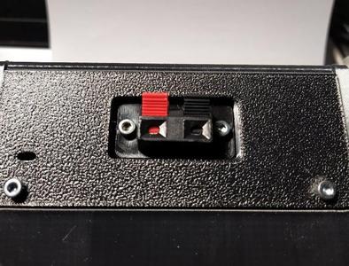 Terminal backplate for guppyk2 4" Back Horn Speaker V2.0