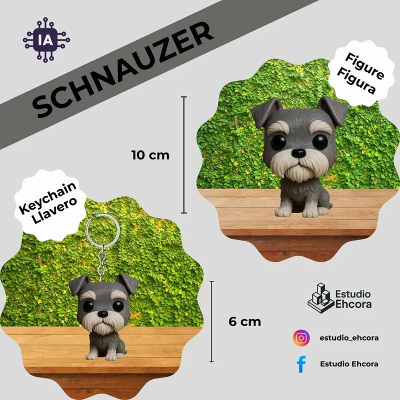 Schnauzer Funko (Figura + Llavero)   