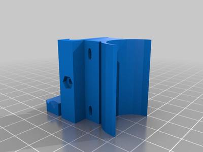 Picatinny 24mm flashlight mount