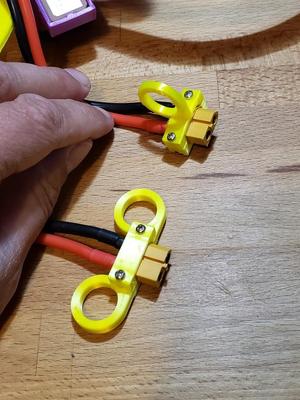XT60 connector quick disconnect finger rings