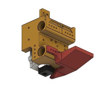 Wanhao I3 / Cocoon Create - BMG Dual Gear Extruder Upgrade V3