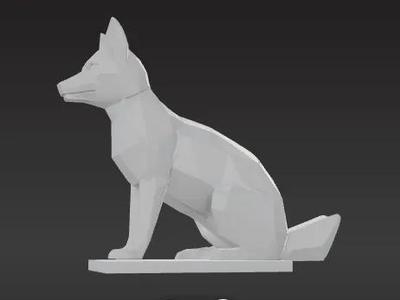 Lowpoly Fox   