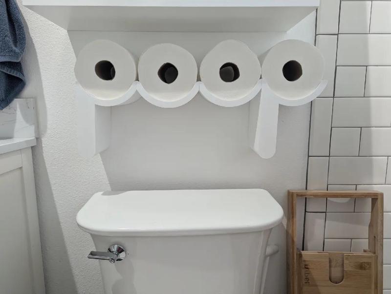Toilet Paper Shelf   