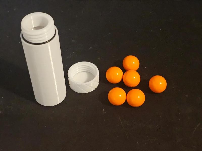 6 Paintball or geocache tube   