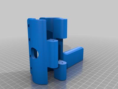 Auxiliary handle for manual canopy 