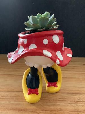 Flowerpot Minnie Mouse