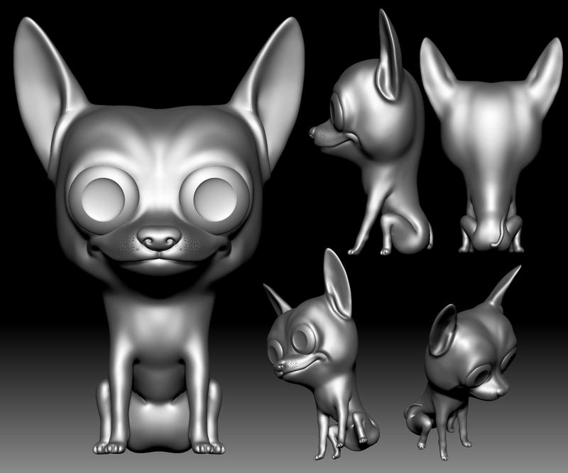 Chihuahua Funko Pop 3D printable
