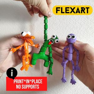 ROBLOX RAINBOW FRIENDS (GREEN, ORANGE, PURPLE)