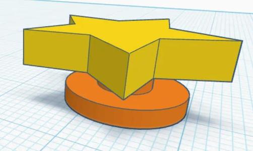 Star jibbit crock charm   