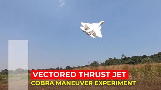 Vectored Thrust Pusher Jet RC Plane