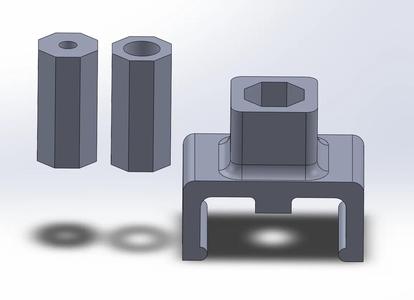 2525 Drill jig/guide with inserts   