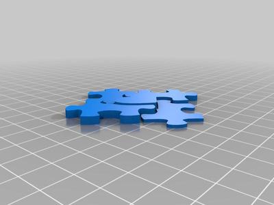 Autism Heart Puzzle Pieces 