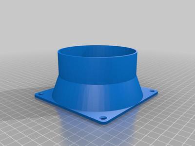 120MM Fan to 100MM Duct Adapter