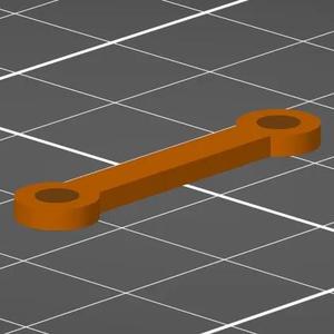 HO Drawbar .900'' double-stack   