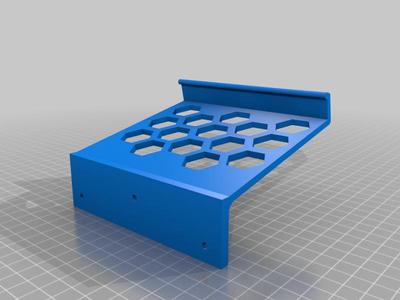 Under shelf phone holder