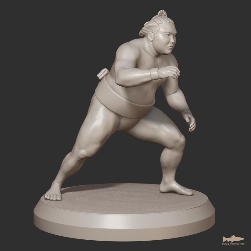 Sumo Maegashira - Sumo Wrestler Miniature