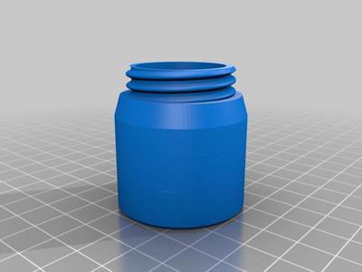 Stackable Jar with Threaded Base