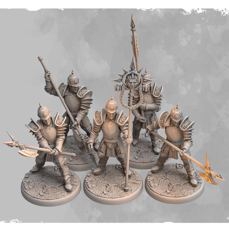 Khra - The Black Halberdiers