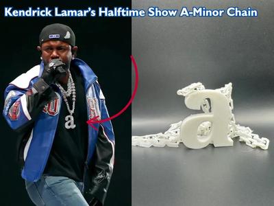 Kendrick Lamar's SuperBowl Halftime Show A-minor Chain   