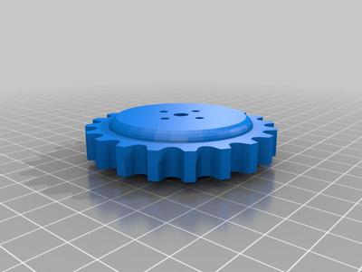 Rev sprocket - hex axle to Tetrix tank tread