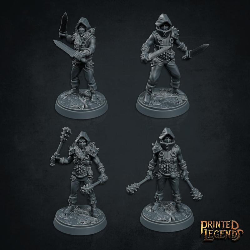 Raider Bandits x4 (25mm Bases)