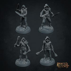 Raider Bandits x4 (25mm Bases)
