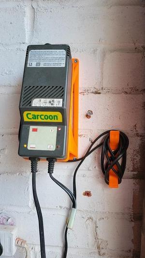 Wall bracket for Carcoon charger WITH cable cleat