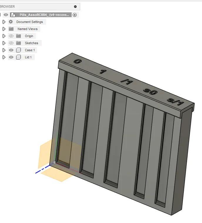 Suspension Bushings Pill-box ASSO RC8B4   