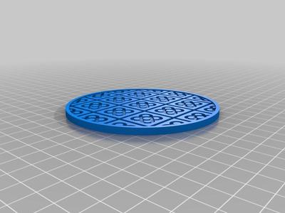 Barcelona Street Tiles Coaster - Posavasos Baldosa Barcelona