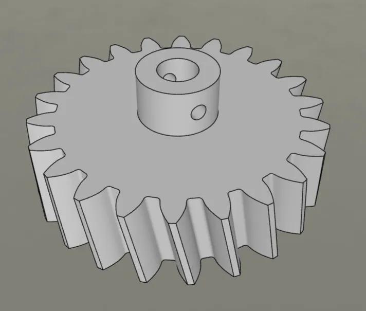 Engrenagens para Nema 17 aprox (3:1)   