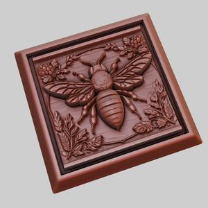 Bee Animal 3D Model for CNC Router Laser & 3D Printer