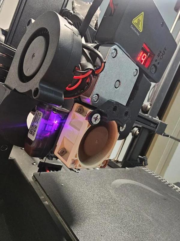 40mm fan ADXL345 mount for short screws   