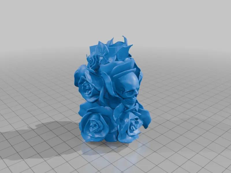 [Clipper Sleeve] Skull 'n Roses   