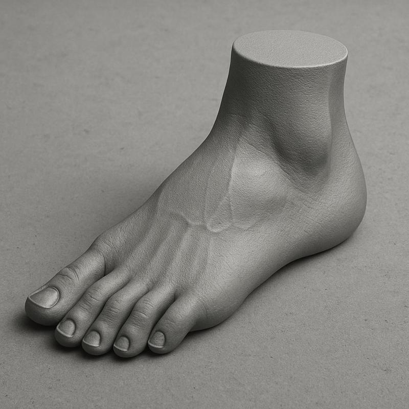 Anatomical 3D Foot Model STL