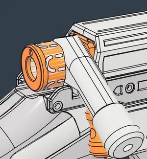 SMILEY Printed Bolt Handle   