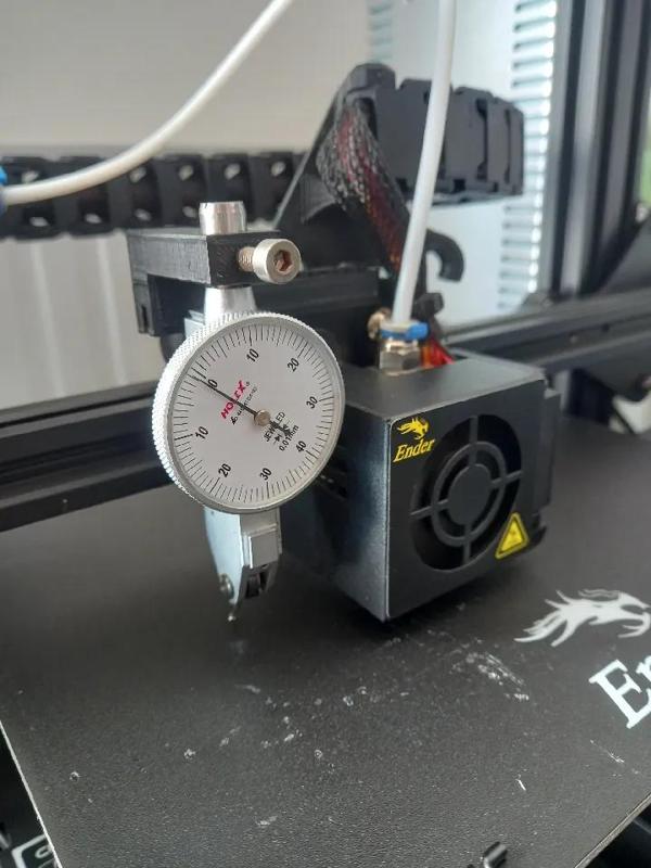 support comparateur à levier/lever comparator ender 3   