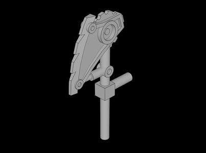 Lego Compatible (55237c.dat) Minifig Weapon Bionicle Mini Weapon (Toa Nuparu)   